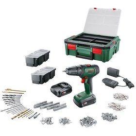 Resim Bosch UniversalDrill 18V 1.5ah Çift Akülü Matkap + Systembox - 06039D4003 