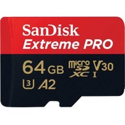 Resim Sandisk Extreme Pro 64gb Microsdxc Uhs-1 A2 170mb/s Sdsqxcy-64g-gn6ma 