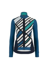 Resim Santini Coral Raggio Kadın Kışlık Bisiklet Forması 1w216175coralragg Siyah 