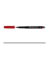 Resim Faber-Castell Permanent Asetat Kalemi Cd Kalemi S Kırmızı 