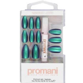 Resim Promani Takma Tırnak Kiti - Neon Petrol No:PR-5657 