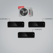 Resim Arçelik ZM24104 A++ 9+12+12 BTU Iç - 24000 BTU 1+4 Multi Inverter Klima 