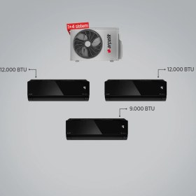 Resim Arçelik ZM24104 A++ 9+12+12 BTU Iç - 24000 BTU 1+4 Multi Inverter Klima 