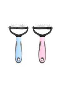 Resim Wondernest Tüy Tarağı, Lichen Köpek Tarağı, Evcil Hayvan Düğüm Çözücü Fırça, 2 Adet, Kürk Bakımı İçin 