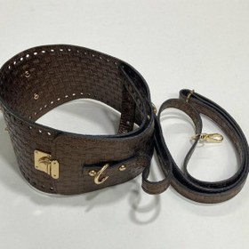 Resim Makaron Çanta Örgü Seti / Boyun Askı Ve El Tutma Saplı Bakır Bakır 