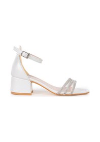 Resim Kiko Kids Nobe Günlük Kız Çocuk 4 Cm Topuklu Sandalet Ayakkabı Sedef Sedef 