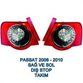 Resim Vassparts Volkswagen Passat B6 2006 - 2010 Stop Lambası Dış Sağ ve Sol Takım - 3C5945096C - 3C5945095C 