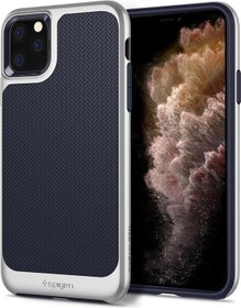 Resim Spigen İphone 11 Pro İle Uyumlu Kılıf Neo Hybrid Satin Silver 