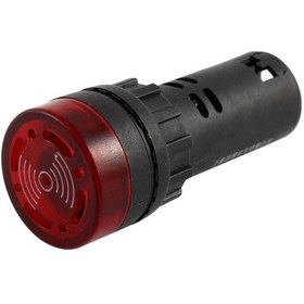 Resim Ad136-22ds/mfs Kırmızı 220v Led Sesli Buzzer 