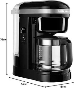 Resim Kitchenaid Classic Filtre Kahve Makinesi 5KCM1208 Onyx Black-EOB 