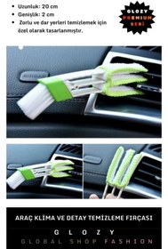 Resim GLOZY Premium Seri Zor Ulaşılabilen Alanları Temizleyen Oto Klima ve Havalandırma Temizleme Fırçası 