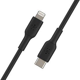 Resim Belkin USB-C - Lightning Kablosu (Hızlı Şarj Kablosu) Hızlı Şarj MFi Sertifikalı USB-C Kablosu (Siyah, 1 m) 