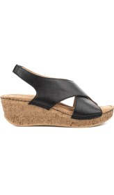 Resim Hush Puppies Aina (624254) Anatomik Taban Topuk Dikeni Dolgu Topuk Kadın Sandalet 