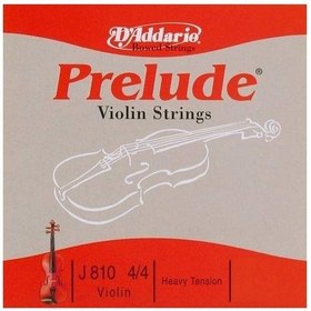 Resim D'Addario J81044HB10 Prelude 4/4 Keman Teli - Heavy (10'lu Paket) 
