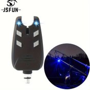 Resim JSFUN 1 Adet Tackle Sazan Balıkçılık Isırma Alarmı, Sesli Elektronik Olta Çubuğu Ayarlanabilir Ses Seviyesi Uyarıcı 