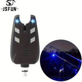 Resim JSFUN 1 Adet Tackle Sazan Balıkçılık Isırma Alarmı, Sesli Elektronik Olta Çubuğu Ayarlanabilir Ses Seviyesi Uyarıcı 