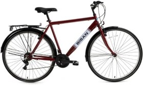 Resim Bisan Hardy 26 Jant 21 Vites Şehir Tur Bisikleti Bordo 