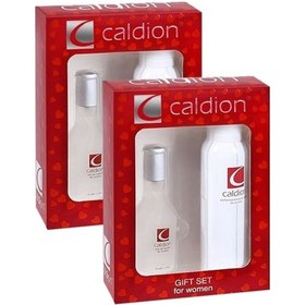 Resim Caldion Kadın Parfüm EDT 2 x 50 ML + Sprey Deodorant 2 x 150 ML 