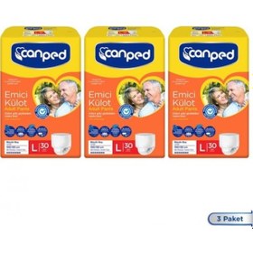 Resim Canped Emici Külot Büyük Boy Large 30 Adet X 3 Adett PKT.CANPED.115 L 