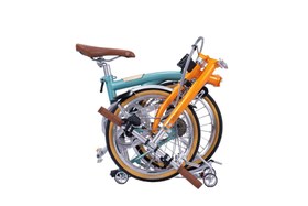 Resim DAHON LUNDEN 16 JANT KATLANIR BİSİKLET VB 7V TURUNCU-MAVİ 