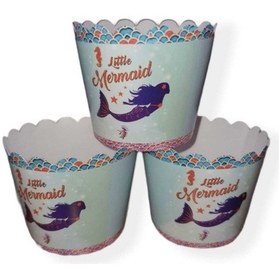 Resim Deniz Kızı Temalı Mini Kek Kapsülü 25 Li 