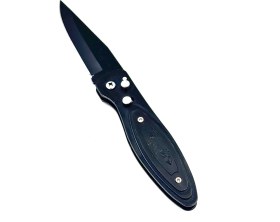 Resim Düğmeli Çakı 18,8 cm Kilitli Kemer Aparatlı Tamamen Metal Kasa 