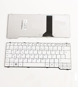 Resim Fujitsu Amilo Si 3655 ile Uyumlu Klavye Beyaz Türkçe 