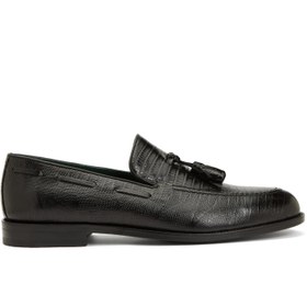 Resim Siyah Erkek Loafer 