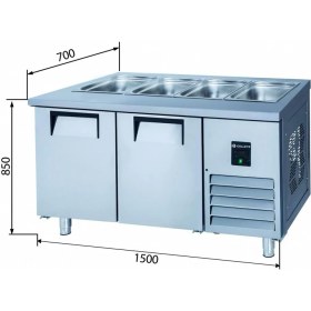 Resim Galleyz Servis Buzdolabı - 2 Kapılı - 150X70X85 cm 