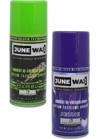 Resim GÖKASAUTO June Wax Klima Koku Giderici Bambu - Jeune 150 Ml / Parfüm Esanslı Koku Bombası / 2li Paket 