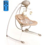 Resim Baby Plus Baby Pllus Wind Otomatik Oyuncaklı Bebek Salıncak Bej 