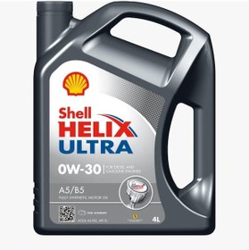 Resim Shell Helix Ultra A5-B5 0W-30 Tam Sentetik Motor Yağı 4 L 