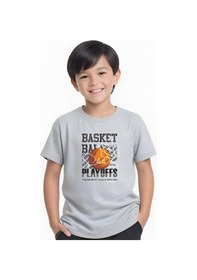 Resim Fyk Kids Erkek Çocuk Yuvarlak Yaka 3'lü Basketball-surf Al Day Baskili T-shi Rt Çok Renkli 