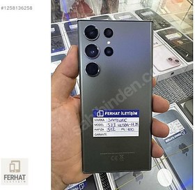 Resim Samsung S23 Ultra İkinci El TR | 512 GB | Gri 