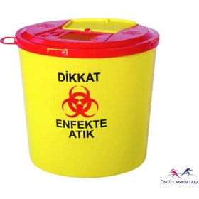 Resim Ceymop Professional Tıbbi Atık Kovası – Tıbbi Atık Kutusu 5 Lt 10 Lu 5 