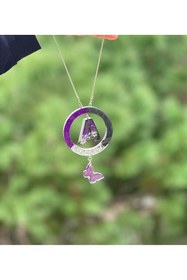 Resim şirinco A HARF MOR SİM GÜMÜŞ GLİTTERLİ METALİK ANTRASİT RENK EPOKSİ ARABA SÜSÜ DİKİZ AYNA SÜSÜ HEDİYELİK 