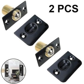 Resim Dolap Kapısı İçin 2 Parçalı Bilyalı Mandal, Balkon Kapısı İçin Ayarlanabilir Paslanmaz Çelik Silindir Mandal 