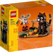 Resim 40570 Iconic Cadılar Bayramı Kedi ve Fare +9 Yaş (328 Parça) LEGO