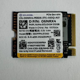 Resim Solidigm P41 Plus 512GB M.2 Nvme 2230 Gen 4x4 SSDPFPNU512GZ 