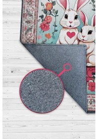 Resim Homshtag Renkli Halı Dokulu Çocuk Odası Halısı Dokuma Çocuk Temalı Halı Çok Renkli 