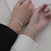 Resim 2 adet Şık Moda Bilezikler - Kalp Kolye ile Muhteşem Zincir Tasarımı, Günlük Kullanım ve Hediyeler için Mükemmel, İdeal Sevgililer Günü Seçeneği, Dayanıklı Bilezikler | Şık Aksesuarlar | Dayanıklı Bilezikler Mükemmel Sevgililer Günü Hediyesi | Aşk Yaratıcı Hediye 
