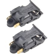 Resim Siyah Elektrikli Kettle Termostat Anahtarı 16a Aşırı Yük Akımı Koruması 