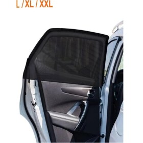 Resim Ankaflex Araba Yan Cam Perdesi Oto Arka Perde Araç Güneşlik Gölgelik Bebek Çocuk Bebe Örtü Cam Çorabı Filmi 