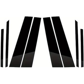 Resim Dream011 8 Parça Siyah Bmw X3 F25 2011-2017 Sütun Kaplamaları Ve Cam Dekorasyon Parçaları 