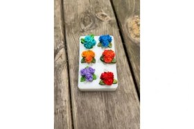 Resim Storemax Concept Gül Mini Silikon Mum Kalıbı 