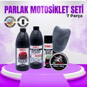 Resim Parlak Motosiklet Seti 6 Parça 