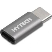 Resim Hytech HY-XO30 Gümüş Metal Gövde Microusb 5pin F To Type C M Çevirici 
