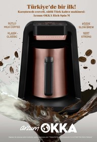 Resim Arzum OK0012/OK0018 Okka Rich Spin M Türk Kahve Makinesi - Bakır 