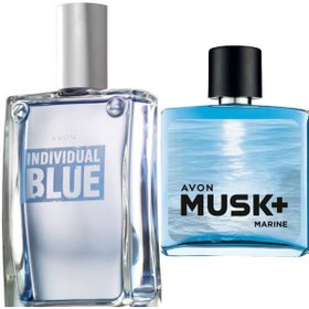 Resim Avon Blue Erkek Parfümü. 100 ml + Avon Musk Marine Edt 75 ml 2li set 