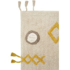 Resim Cool Halı Cool Cotton Ccn 12 Multi Xw Makinede Yıkanabilir Kaymaz Tabanlı Natural Pamuk Dokuma Bebek Halısı Çok Renkli 